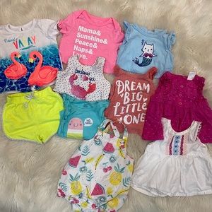 EUC Baby girl 3-6 month summer lot